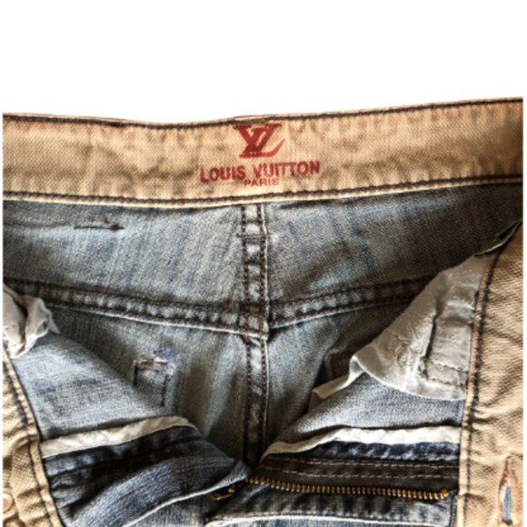 Louis Vuitton Monogram Denim Jeans • Size 32 • Authentic LV - Picture 5 of 9